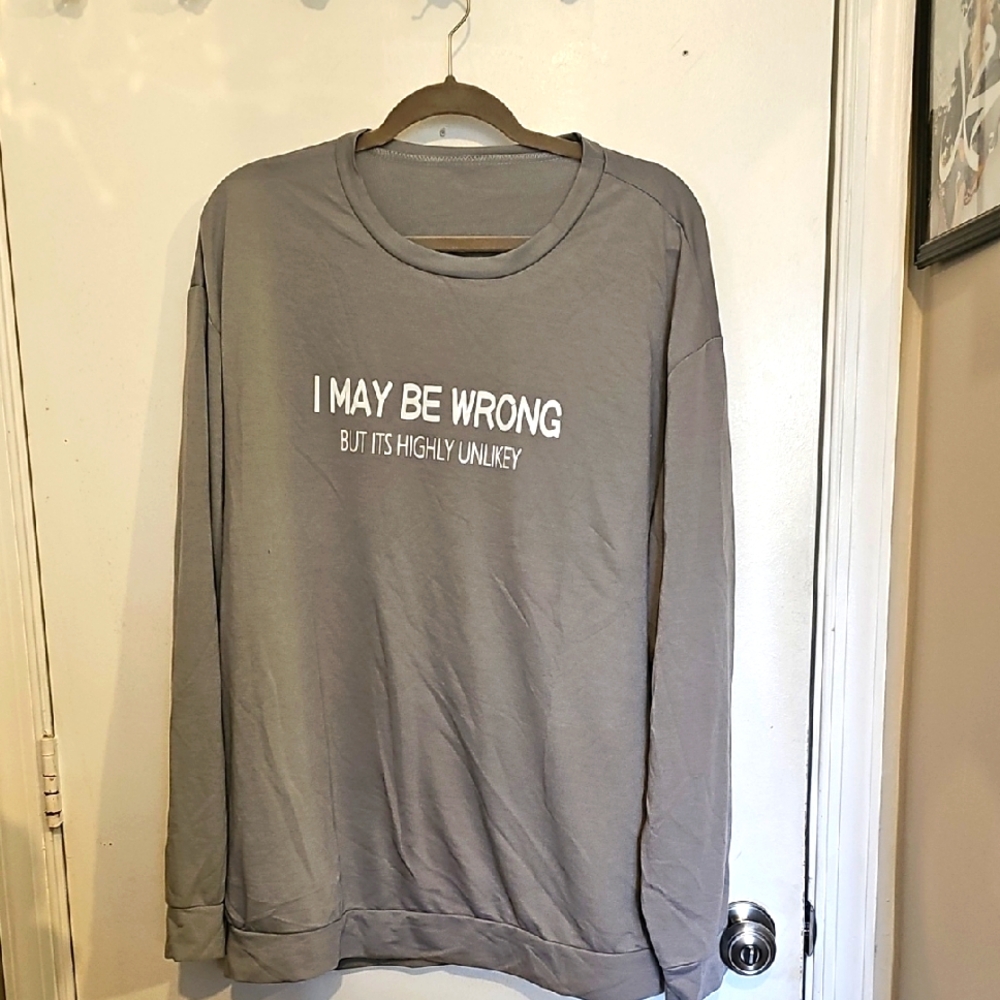 Gray Graphic Sweatshirt